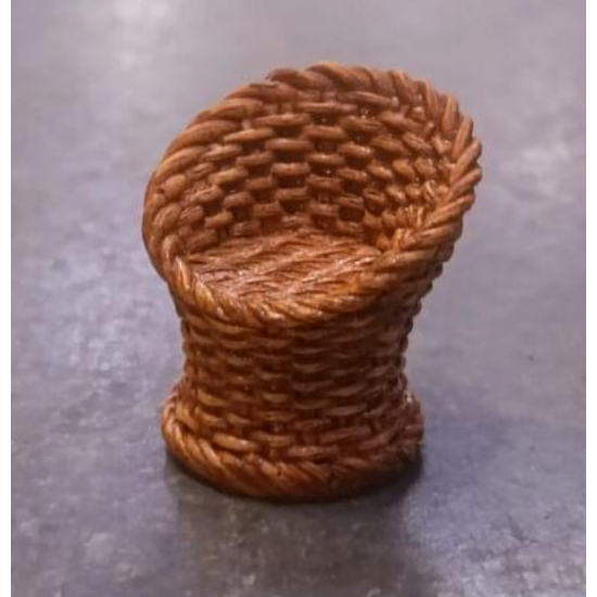 Round Bamboo Chair